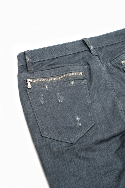 BOOTCUT ZIPPERED SIGNATURE PANTS